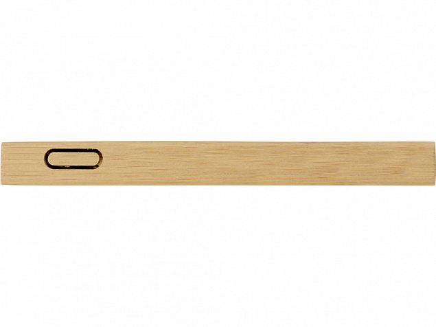 Внешний аккумулятор из бамбука Bamboo, 5000 mAh с логотипом в Санкт-Петербурге заказать по выгодной цене в кибермаркете AvroraStore