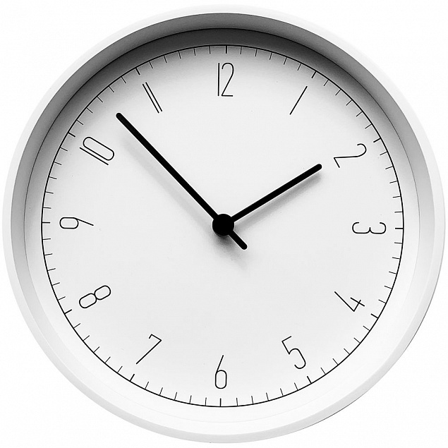 Часы настенные Oddi, белые с логотипом в Санкт-Петербурге заказать по выгодной цене в кибермаркете AvroraStore