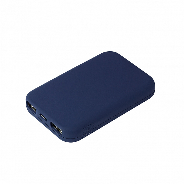 Внешний аккумулятор, Ultima Wireless Magnetic, 5000 mah, синий с логотипом в Санкт-Петербурге заказать по выгодной цене в кибермаркете AvroraStore
