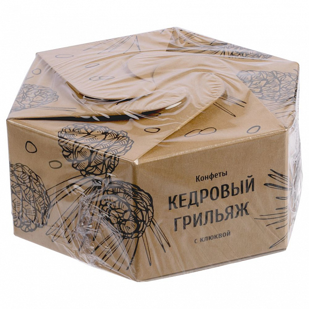 Конфеты «Кедровый грильяж» с клюквой с логотипом в Санкт-Петербурге заказать по выгодной цене в кибермаркете AvroraStore