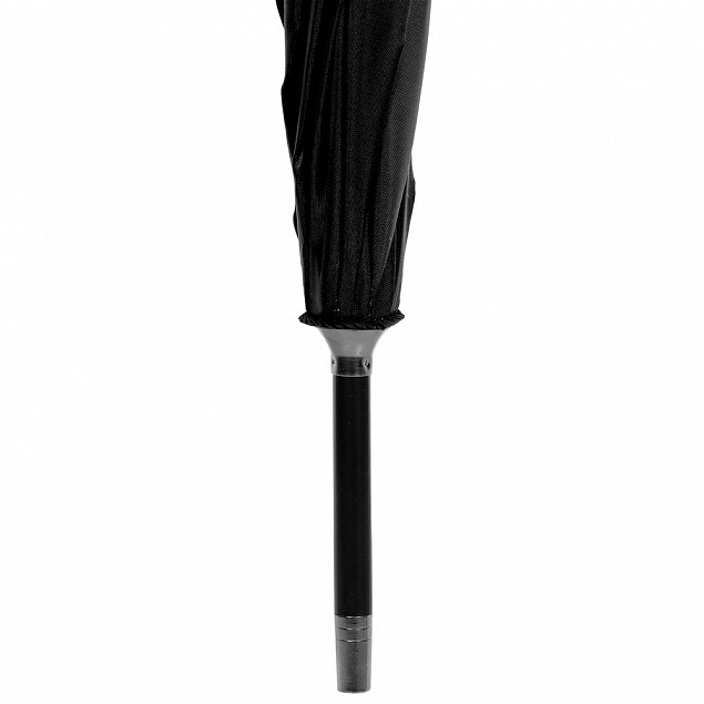 Зонт-трость Silverine, черный с логотипом в Санкт-Петербурге заказать по выгодной цене в кибермаркете AvroraStore