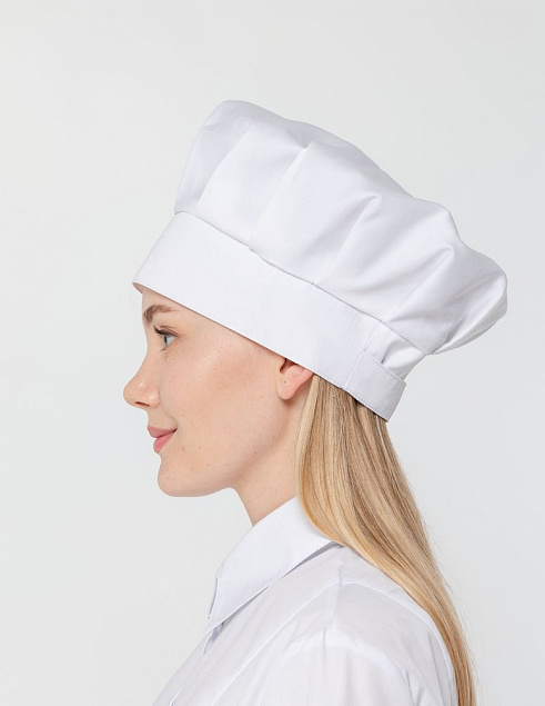 Колпак поварской Cookery, белый с логотипом в Санкт-Петербурге заказать по выгодной цене в кибермаркете AvroraStore