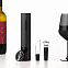 Набор для вина с электрическим штопором Sacramento, черный с логотипом в Санкт-Петербурге заказать по выгодной цене в кибермаркете AvroraStore