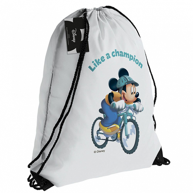 Рюкзак «Микки Маус. Like A Champion», белый с логотипом в Санкт-Петербурге заказать по выгодной цене в кибермаркете AvroraStore