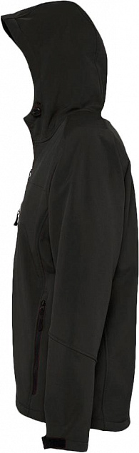 Куртка мужская с капюшоном Replay Men 340, черная с логотипом в Санкт-Петербурге заказать по выгодной цене в кибермаркете AvroraStore