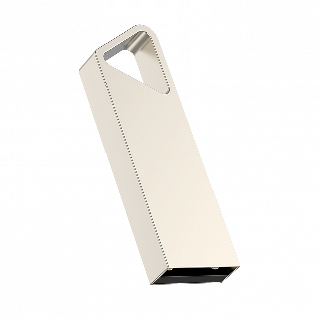 USB flash-карта SPLIT (16Гб), серебристая, 3,6х1,2х0,5 см, металл с логотипом в Санкт-Петербурге заказать по выгодной цене в кибермаркете AvroraStore