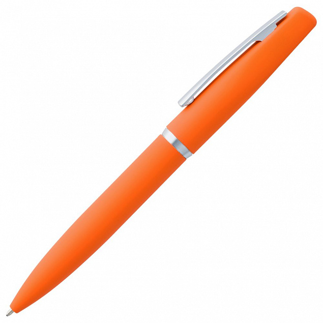 Ручка шариковая Bolt Soft Touch, оранжевая с логотипом в Санкт-Петербурге заказать по выгодной цене в кибермаркете AvroraStore