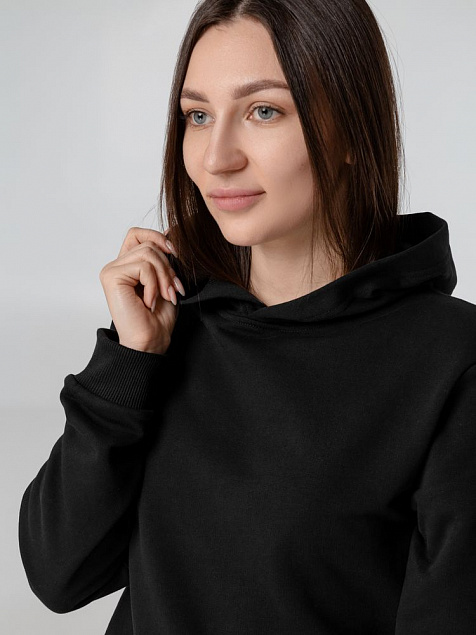 Худи Barta, черное с логотипом в Санкт-Петербурге заказать по выгодной цене в кибермаркете AvroraStore
