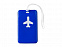 Бирка для багажа Voyage, синий с логотипом в Санкт-Петербурге заказать по выгодной цене в кибермаркете AvroraStore