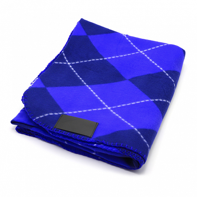 Плед Aberdeen, синий с логотипом в Санкт-Петербурге заказать по выгодной цене в кибермаркете AvroraStore