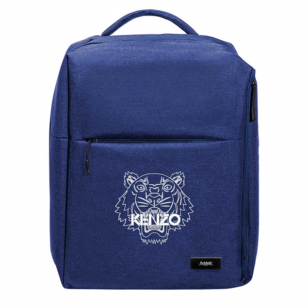 Рюкзак для ноутбука Portobello, Conveza, 422х325х120 мм, синий/серый с логотипом в Санкт-Петербурге заказать по выгодной цене в кибермаркете AvroraStore
