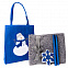 Набор подарочный NEWSPIRIT: сумка, свечи, плед, украшение, синий с логотипом в Санкт-Петербурге заказать по выгодной цене в кибермаркете AvroraStore