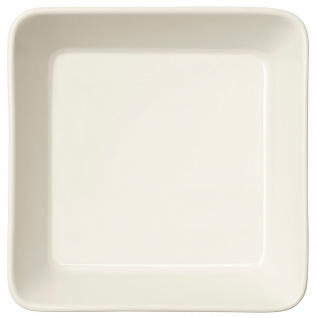 Тарелка Teema, квадратная, белая с логотипом в Санкт-Петербурге заказать по выгодной цене в кибермаркете AvroraStore