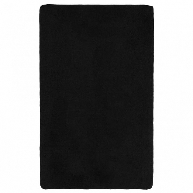 Флисовый плед Warm&Peace, черный с логотипом в Санкт-Петербурге заказать по выгодной цене в кибермаркете AvroraStore