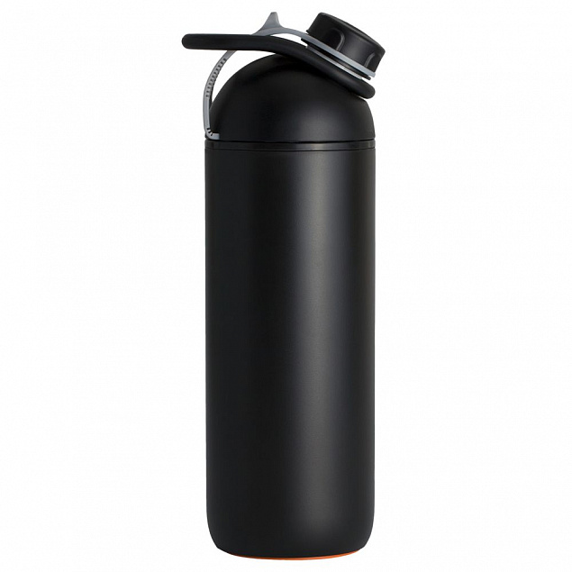 Бутылка для воды fixFlask, черная с логотипом в Санкт-Петербурге заказать по выгодной цене в кибермаркете AvroraStore