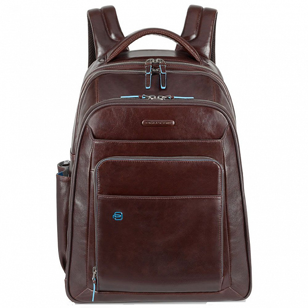 Рюкзак для ноутбука Piquadro Blue Square, красно-коричневый с логотипом в Санкт-Петербурге заказать по выгодной цене в кибермаркете AvroraStore