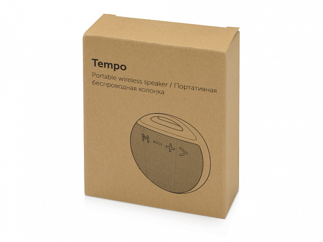 Портативная колонка «Tempo» с логотипом в Санкт-Петербурге заказать по выгодной цене в кибермаркете AvroraStore