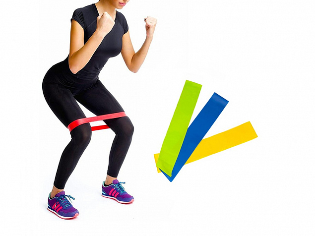 Набор фитнес-резинок Strong с логотипом в Санкт-Петербурге заказать по выгодной цене в кибермаркете AvroraStore