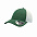 Бейсболка "Campus", белый/зеленый, 100%нейлон, 100% полиэстер, 244 г/м2 с логотипом в Санкт-Петербурге заказать по выгодной цене в кибермаркете AvroraStore