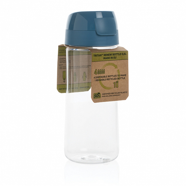 Бутылка Tritan™ Renew, 0,5 л с логотипом в Санкт-Петербурге заказать по выгодной цене в кибермаркете AvroraStore