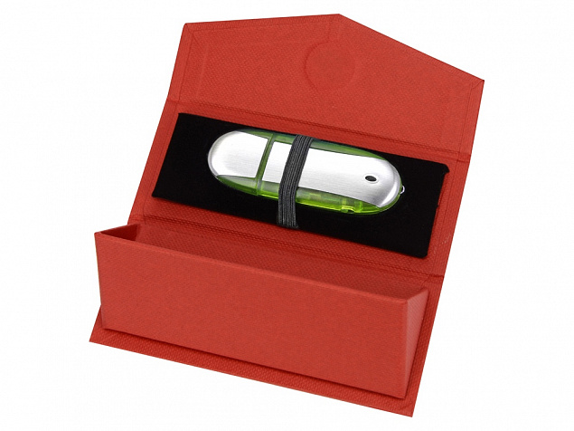 Подарочная коробка для флеш-карт треугольная, серый с логотипом в Санкт-Петербурге заказать по выгодной цене в кибермаркете AvroraStore