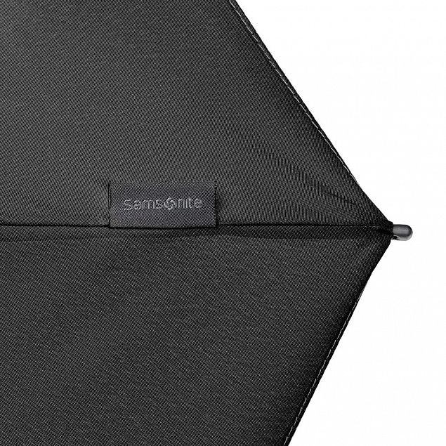 Складной зонт Alu Drop S, 4 сложения, автомат, черный с логотипом в Санкт-Петербурге заказать по выгодной цене в кибермаркете AvroraStore