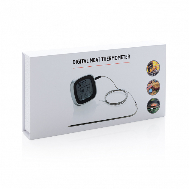 Цифровой термометр для мяса с логотипом в Санкт-Петербурге заказать по выгодной цене в кибермаркете AvroraStore