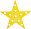 Светильник светодиодный «Звезда» с логотипом в Санкт-Петербурге заказать по выгодной цене в кибермаркете AvroraStore