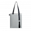 Шоппер Superbag Reflect (серый с чёрным) с логотипом в Санкт-Петербурге заказать по выгодной цене в кибермаркете AvroraStore