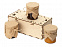 Подарочный набор с тремя видами варенья в деревянной коробке Trio Sweet с логотипом в Санкт-Петербурге заказать по выгодной цене в кибермаркете AvroraStore