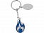 Брелок с шильдом,  синий/серебристый с логотипом в Санкт-Петербурге заказать по выгодной цене в кибермаркете AvroraStore