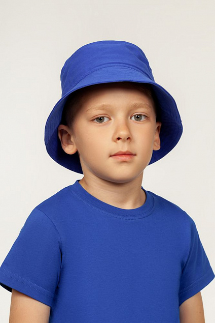 Панама детская Bizbolka Challenge Kids, голубая с логотипом в Санкт-Петербурге заказать по выгодной цене в кибермаркете AvroraStore