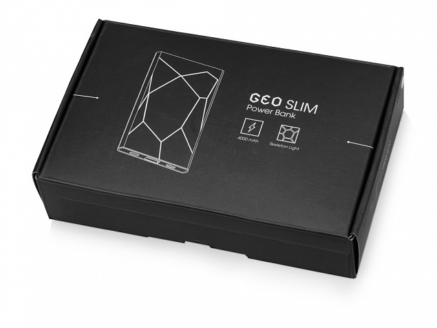 Портативное зарядное устройство XOOPAR GEO SLIM с логотипом в Санкт-Петербурге заказать по выгодной цене в кибермаркете AvroraStore