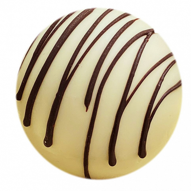 Шоколадная бомбочка «Белый шоколад» с логотипом в Санкт-Петербурге заказать по выгодной цене в кибермаркете AvroraStore