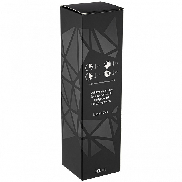 Термос Gems Black Morion, черный морион с логотипом в Санкт-Петербурге заказать по выгодной цене в кибермаркете AvroraStore
