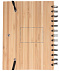 Бамбуковый блокнот с ручкой с логотипом в Санкт-Петербурге заказать по выгодной цене в кибермаркете AvroraStore