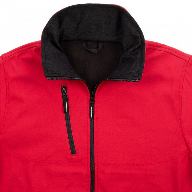 Куртка софтшелл мужская Zagreb, красная с логотипом в Санкт-Петербурге заказать по выгодной цене в кибермаркете AvroraStore