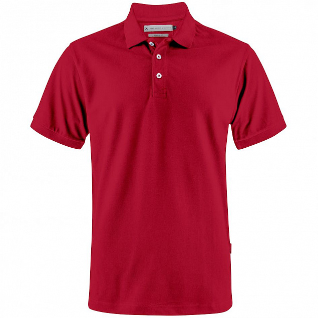 Рубашка поло мужская Sunset, красная с логотипом в Санкт-Петербурге заказать по выгодной цене в кибермаркете AvroraStore