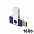 Флеш-карта TWISTA, 16Гб, темно-синий/белый с логотипом в Санкт-Петербурге заказать по выгодной цене в кибермаркете AvroraStore