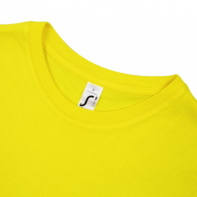 Футболка женская REGENT WOMEN, лимонно-желтая с логотипом в Санкт-Петербурге заказать по выгодной цене в кибермаркете AvroraStore