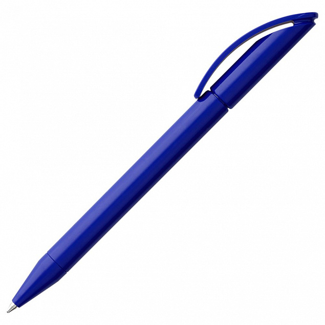 Ручка шариковая Prodir DS3 TPP, синяя с логотипом в Санкт-Петербурге заказать по выгодной цене в кибермаркете AvroraStore