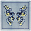 Платок Madeleine, голубой с логотипом в Санкт-Петербурге заказать по выгодной цене в кибермаркете AvroraStore