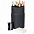 Набор цветных карандашей Pencilvania Tube Plus, черный с логотипом в Санкт-Петербурге заказать по выгодной цене в кибермаркете AvroraStore