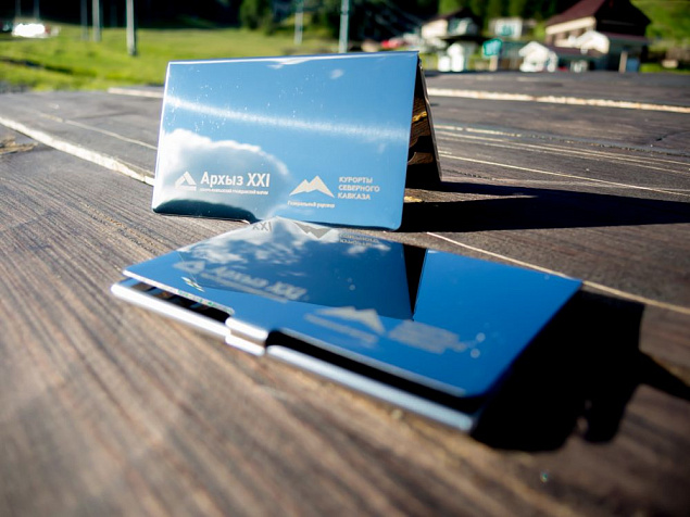 Футляр для визиток Steel с логотипом в Санкт-Петербурге заказать по выгодной цене в кибермаркете AvroraStore