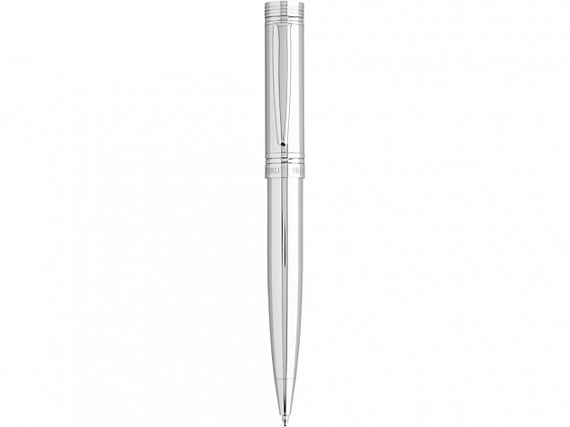 Ручка шариковая «Zoom Silver» с логотипом в Санкт-Петербурге заказать по выгодной цене в кибермаркете AvroraStore
