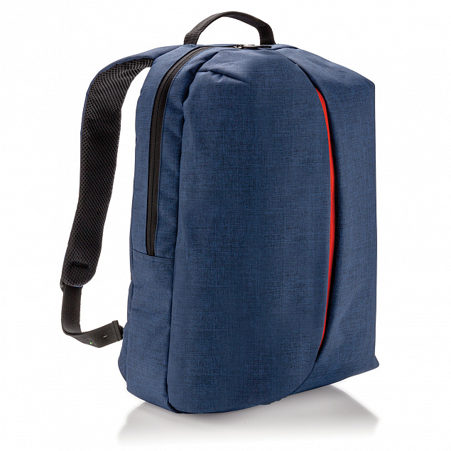 Рюкзак Smart, синий с логотипом в Санкт-Петербурге заказать по выгодной цене в кибермаркете AvroraStore