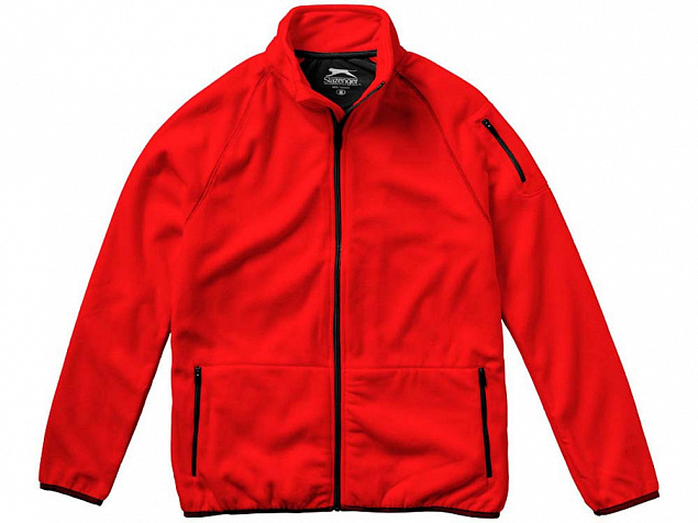 Куртка Drop Shot из микрофлиса мужская, красный с логотипом в Санкт-Петербурге заказать по выгодной цене в кибермаркете AvroraStore