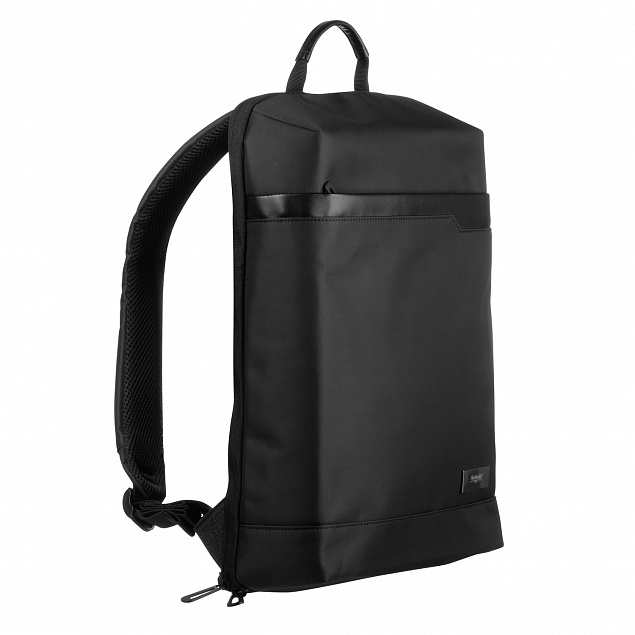 Бизнес рюкзак Brams, черный/серый с логотипом в Санкт-Петербурге заказать по выгодной цене в кибермаркете AvroraStore
