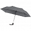 Зонт складной Hit Mini AC, серый с логотипом в Санкт-Петербурге заказать по выгодной цене в кибермаркете AvroraStore