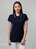 Рубашка поло женская Virma Stripes Lady, темно-синяя с логотипом в Санкт-Петербурге заказать по выгодной цене в кибермаркете AvroraStore
